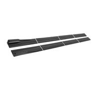 Minigonne Laterali Carrozzeria Auto Per BMW Serie 5 E60 E61 Per M5 Berlina Gonna Laterale Auto Estensione Pannello Bilanciere Splitter Diffusori Body Kit Nero Lucido Accessori