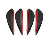 Minigonne Laterali Carrozzeria Auto Universale Paraurti Anteriore Decorazione Del Labbro Diffusore Splitter Pinne Corpo Spoiler Canards Valenza Mento Tuning Auto Canard Decor