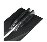 Minigonne laterali compatibili per Chevy Chevrolet Camaro SS | Minigonne laterali universali Pannelli bilancieri Labbro compatibili per Chevy Chevrolet SS(78.7in Carbon Look)