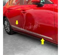 Minigonne laterali del corpo della porta cromate modanatura trim per Mazda 3 BP Sedan Hatchback 2019 2020 2021 2022 2023 2024