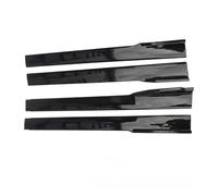 Minigonne Laterali Gonna Laterale Davanzale Inferiore Modifica Delle Dimensioni Laterali Circostanti Universalità A Due Sezioni(Glossy black)