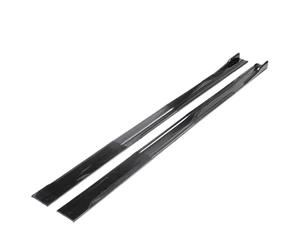 Minigonne Laterali Kit Minigonne Laterali Universali Da 2,2 M, Estensione, Splitter, Diffusore, Alette, Per VW, Per GTD, Per GOLF 4, 5, 6, 7 MK7 MK5 MK6 Minigonne Laterali Estensione(Gloss black 2.18m