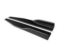 Minigonne Laterali Per Auto Per Cadillac Serie XTS XT5 ATS CT6 CT4 75 Cm Paraurti Universale Diffusore Spoiler Grembiuli Ali Protezione Auto Minigonne Laterali(Look in carbonio)