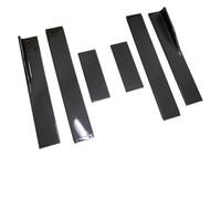 Minigonne Laterali Per Auto Per SEAT Per Ibiza 6J Per LEON Per FR 5F MK1 MK2 MK3 MK4 2M Kit Di Estensione Minigonne Laterali Splitter Grembiule Auto Universale(Aspetto in fibra di carbonio)