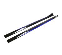 Minigonne laterali per auto per Subaru Forester 2012 2013 2014 2015 2016 2017 2018, 2 pezzi di estensione della minigonna laterale, gradini laterali, protezione anticollisione della carrozzeria della