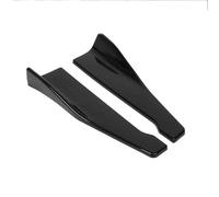 Minigonne Laterali Rocker Pannello Paraurti Posteriore Universale, Grembiuli, Spoiler, Protezioni Laterali In Plastica Da 48 Cm, Antigraffio(Nero lucido)