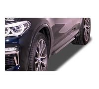 Minigonne laterali 'Slim' compatibile con BMW X3 (G01) 2017- & X4 (G02) 2018- (ABS Nero lucido)