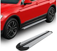 Minigonne laterali Soglie per Audi Q3 8U 2011-2018 Alluminio Argento