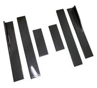 Minigonne Laterali Sottoporta Gonna Laterale Per A3 Per A4 Per A5 Per A6 Per A7 Per A8 Per Q5 Per Q7 RS5 Per RS6 RS7 S3 Divisori Estensione Grembiule Lip Splitter Winglet(78.7in Carbon Look)