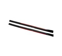Minigonne Laterali Sottoporta Minigonne Laterali Per Auto Generiche 2 Pezzi Sostituiscono Le Per Lo Styling Della Carrozzeria Dell'auto Universali(Nero)