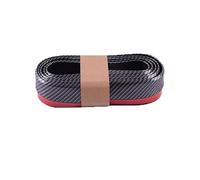 Minigonne Laterali Sottoporta Paraurti Anteriore Universale Per Auto Strisce Anti-collisione Striscia Gomma In Fibra Carbonio Labbro Per La Protezione Della Gonna(Carbon fiber black)