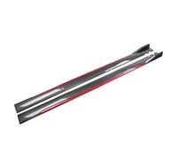 Minigonne Laterali Spoiler 2,2M 86,6" / 2M 78,7" Estensione Gonna Laterale Winglet Splitter Grembiule Copertura Per VW Polo AW MK5 MK6 Per GTI Per Passat Per Jetta Accessori Auto Minigonna Laterale Li