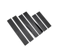 Minigonne laterali universali auto 2.2m Per A3 Per A4 Per A5 Per A6 Per A7 Per LEXUS Per Subaru Per Mazda Nero Lucido Auto Universale Minigonne Laterali Estensioni Splitter