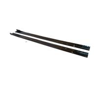 Minigonne laterali universali auto Gonna Laterale Universale Per Auto 8 Pezzi Splitter Winglet Spoiler A Labbro(B GLOSSY BLACK)