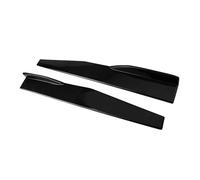 Minigonne Laterali Universali Per Auto, Colore Nero Lucido, Dimensioni 74,5x4,5x5 Cm, 1 Paio.
