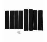 Minigonne laterali universali per auto, diffusori ad alette per minigonne laterali posteriori, estensione minigonne laterali in ABS da 2 m/78,7 pollici per, ridurre la resistenza (Nero lucido)