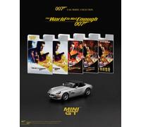 MINIGT 1/64 BMW Z8 Il mondo non è sufficiente MGT00906-007 Auto Veicolo in lega Pressofuso Modello in metallo Bambini Giocattoli Ragazzi