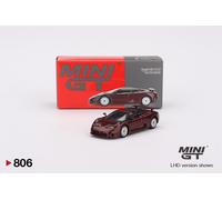 MINIGT Bugatti EB110 GT Dark Red Metallic 1:64 diecast modellismo