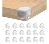 MiniHugs Paraspigoli per Bambini in Gomma - Set da 24 Copri Angoli per Bambini Trasparenti