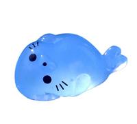 Minii Foche Animali In Resina - Statuetta In Resina Con Foca Piccola | Animali Che Si Illuminano Al Buio Piccola Piccola Foca | Forniture Per Bomboniere A Tema Con Sigillo In Resina Squisita E Carina