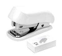 Miniii Cerbidatrice - 12 Case di capacità di foglio | Picket con alimento incorporato | Desk Stapllers Office Box Stapllers | Strumento di rilegatura della carta 'opuscolo portatile per la scuola