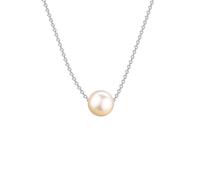 MiniJewelry Collana con perle singole con ciondolo a girocollo con perle finte, oro, argento, oro rosa, regalo di Natale per compleanno, per donne, figlia, sorella, madre, nipote, Misura unica