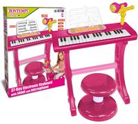 MiniKeyFun - Tastiera Giocattolo a 37 Tasti per Piccoli Musicisti con Microfo...