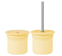 Minikoioi Sip & Snack Grigio/Giallo Silicone