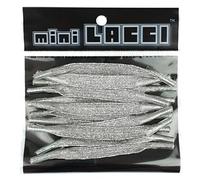 minilacci Lacci elastici colore argento Glitter
