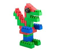 Miniland 32338 Blocks Super Personaggi, 96 Pezzi, Multicolore