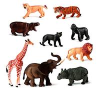 Miniland 50.25119-9 statuine di animali della giungla, multicolore
