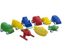 Miniland 50.27470 Minimobil 9 pezzi, multicolore