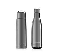 Miniland Set MyBaby&Me Thermos e borraccia Silver Grigio