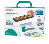 Miniland 95084 - Set Guida per soroban e Abaco Giapponese (Lingua Italiana Non G