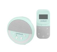 Miniland - Babyfono digitale per proiettori audio, monitor per bambini, con proiettore di luci e rumore bianco, sensore di temperatura e umidità, audio bidirezionale, portata 300 m