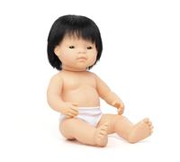 Miniland-31055 Puppe Bambola, Tinta Unita, Multicolore, 38 cm High, MLE31055