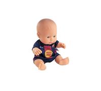 Miniland - Bambola FC Barcelona 21 cm con Divisa Ufficiale Blaugrana - Bambola da Calcio Barça Articolata e da Collezione - Licenza Ufficiale (Caucasica)