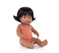 Miniland Bambola ispanica, 38cm, Realizzato a mano, Fraganzed. Diversity. Colourful Edition.