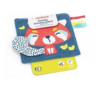 Miniland- Colección Feel To Learn by Panda Rosso Baby Paper, Papel crujiente para bebé, Multicolore, Small, MNL 97322