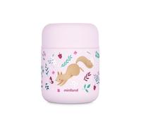 Miniland Contenitore Termico per Alimenti 280 ml in Acciaio Inox, Chiusura Ermetica e Isolamento a Doppia Parete | Squirrel
