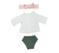 Miniland Dolls: set per bambini Dolls da 32 cm. Modello Girl Forest.