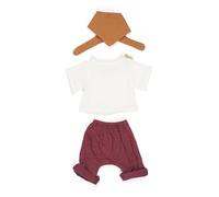 Miniland Dolls: set per bambini Dolls da 32 cm. Modello Ragazzo Dune, Ocre, Bordeaux E Bianco, 31647