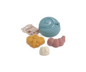 Miniland ECO Sand Molds - Giocattolo per bambini con set di 4 pezzi di figure del mare.