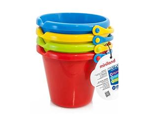 Miniland_Educational 154128 - Confezione da 4 cubi, multicolore