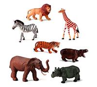 Miniland Educational 154184 - Lata con Animali di Giungla, 7 Figure - NUOVO