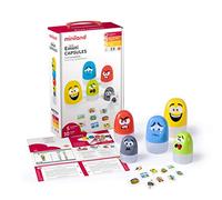 Miniland Emoticapsules. Giocattolo Multicolore e Divertente Che rappresenta Le Emozioni di Base e invita i Bambini dai 2 ai 6 Anni a riconoscere i Sentimenti quotidiani