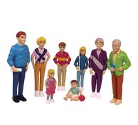 Miniland Statuette 27395-8 Famiglia Europea 8 pz Multicolore