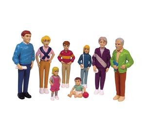 Miniland Figure Della Famiglia Europea 8 Unità