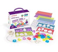 Miniland- Personaggi e Colori combinati, Rosso, Blu, Verde, Viola, Medium, 32165