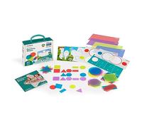 Miniland- Forme di Geometria TRANSLUCENTE, Multicolore, Medium, 32164